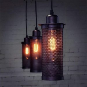 black lantern pendant light