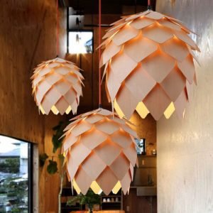 contemporary wood pendant lighting