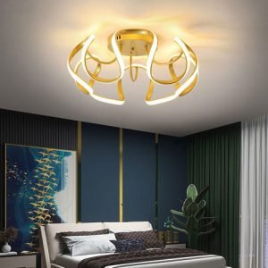 gold ceiling light fixture